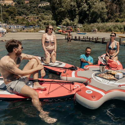 APERITIVO GALLEGGIANTE in SUP + Tour al Lago in SUP Albano di Castel Gandolfo - Buono regalo
